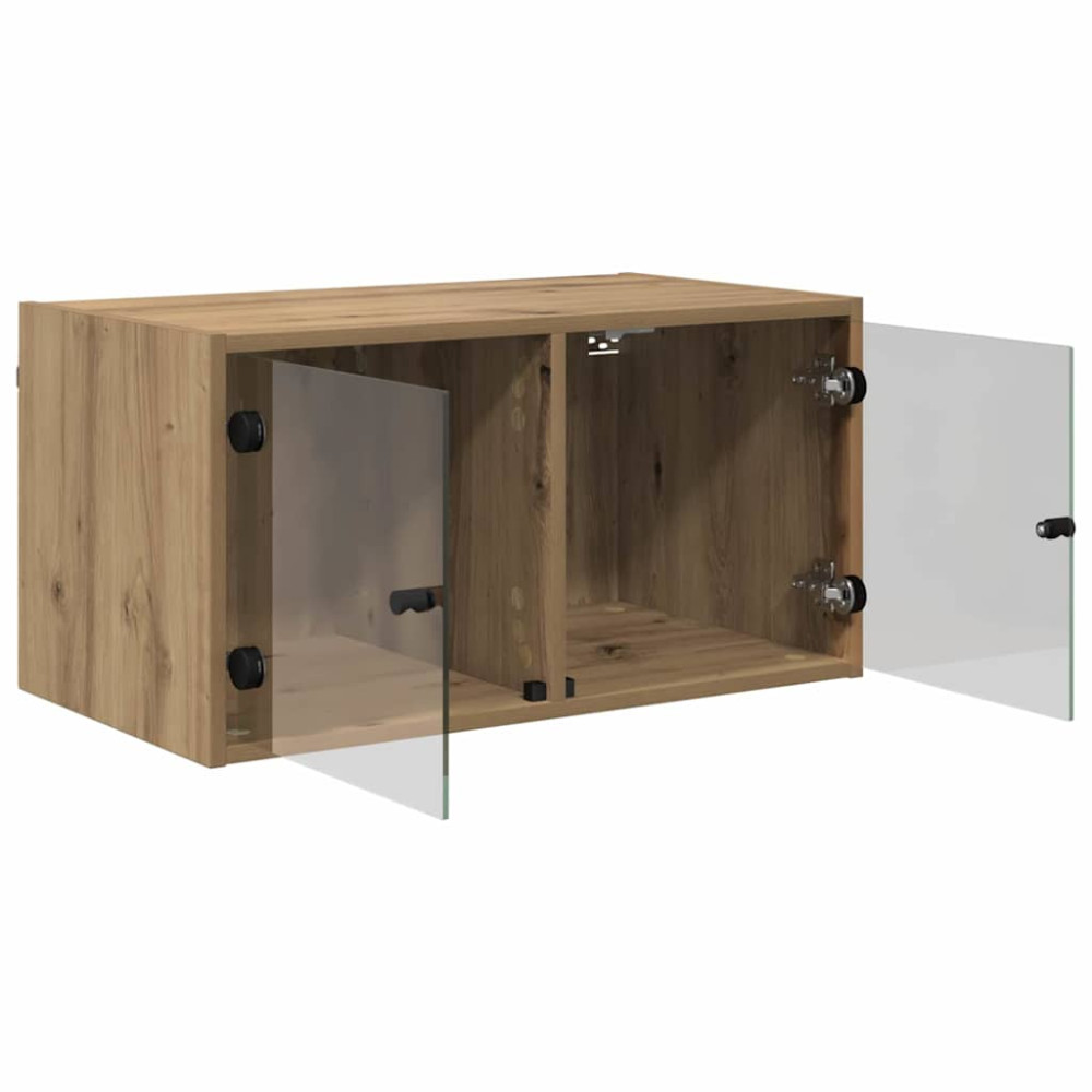 Produktbild för Väggskåp 2 pcs Artisan Ek 68 x 37 x 35 cm Konstruerat trä