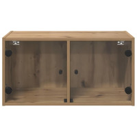 Produktbild för Väggskåp 2 pcs Artisan Ek 68 x 37 x 35 cm Konstruerat trä