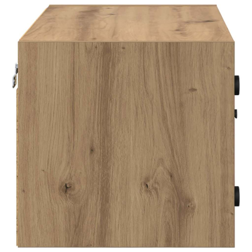 Produktbild för Väggskåp 2 pcs Artisan Ek 68 x 37 x 35 cm Konstruerat trä