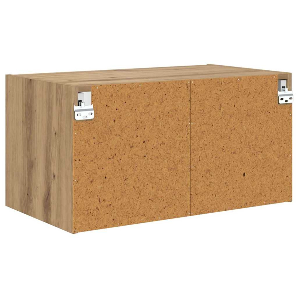 Produktbild för Väggskåp 2 pcs Artisan Ek 68 x 37 x 35 cm Konstruerat trä