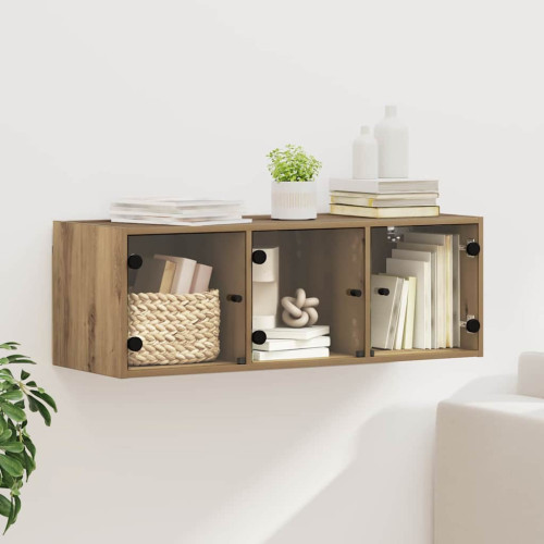 vidaXL Väggskåp Artisan Ek 102 x 37 x 35 cm Konstruerat trä