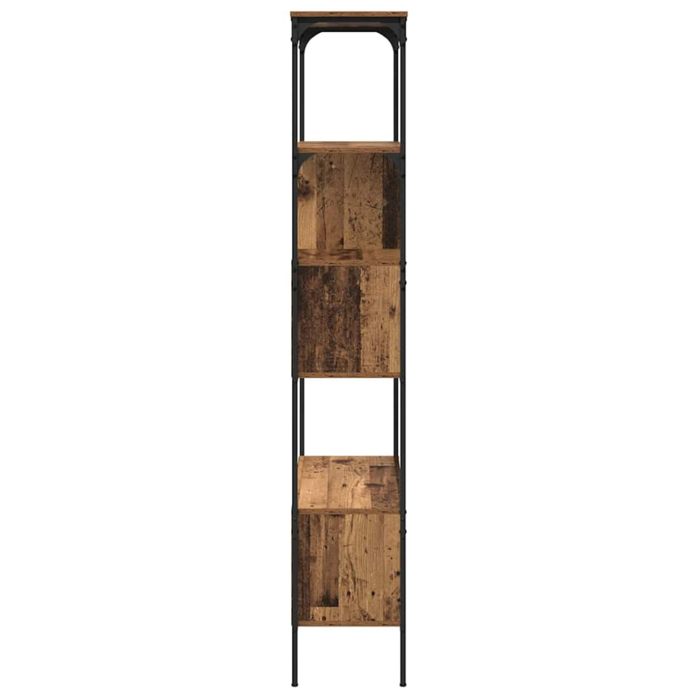 Produktbild för Bokhylla Gammalt trä 76 x 33 x 188,5 cm Konstruerat trä
