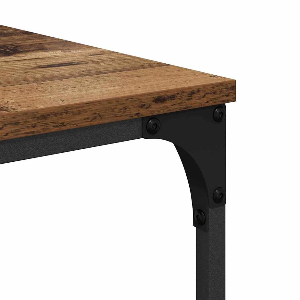 Produktbild för Bokhylla Gammalt trä 76 x 33 x 188,5 cm Konstruerat trä