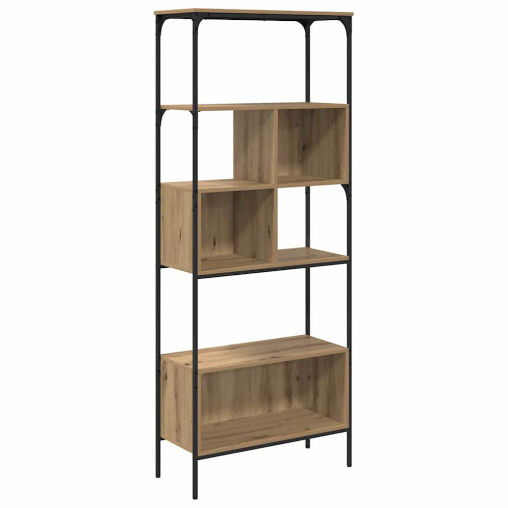 Produktbild för Bokhylla Artisan Ek 76 x 33 x 188,5 cm Konstruerat trä