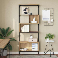 Produktbild för Bokhylla Artisan Ek 76 x 33 x 188,5 cm Konstruerat trä
