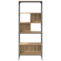 Produktbild för Bokhylla Artisan Ek 76 x 33 x 188,5 cm Konstruerat trä