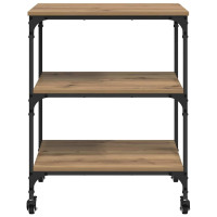Produktbild för Köksvagn Artisan Ek 60 x 41 x 76 cm Konstruerat trä