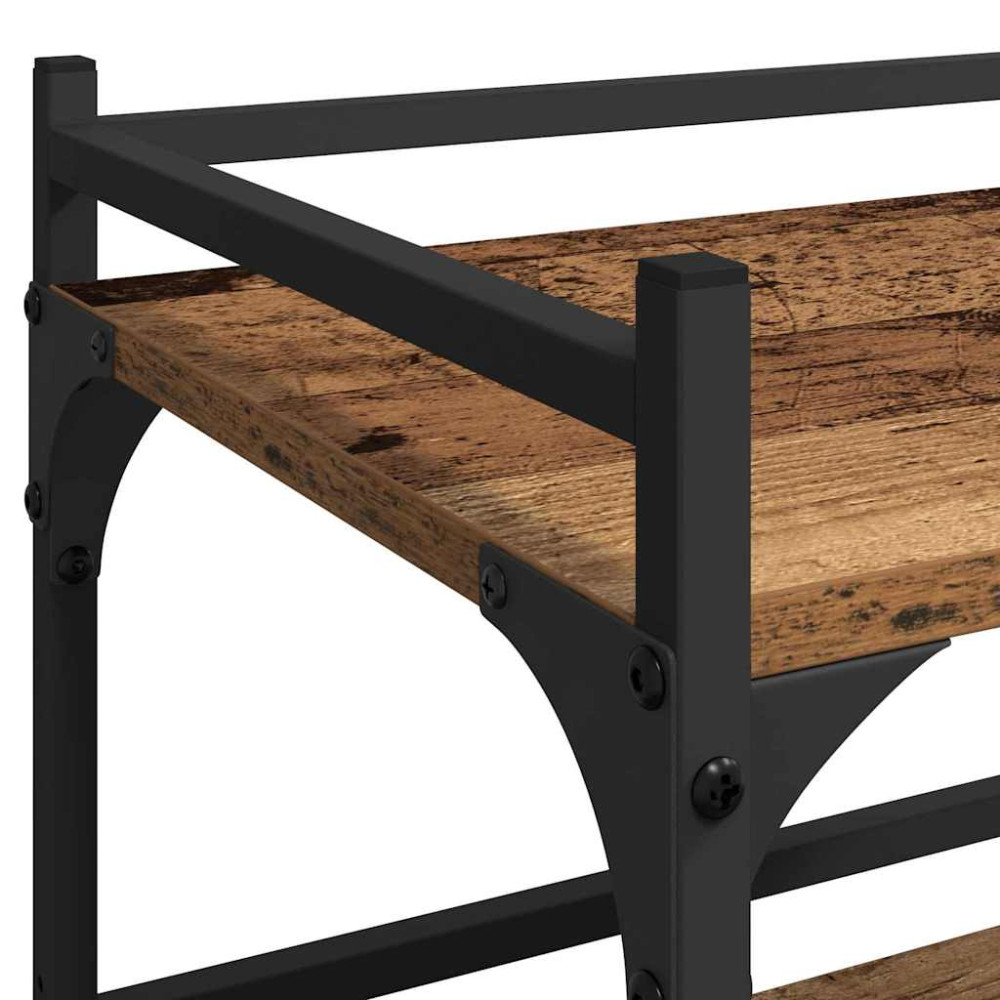 Produktbild för Köksvagn Gammalt trä 50 x 35 x 75.5 cm Konstruerat trä