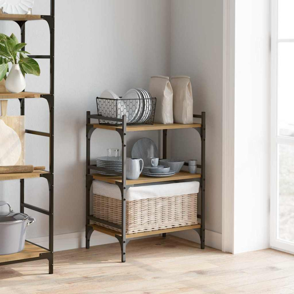 Produktbild för Köksvagn Artisan Ek 50 x 35 x 75.5 cm Konstruerat trä