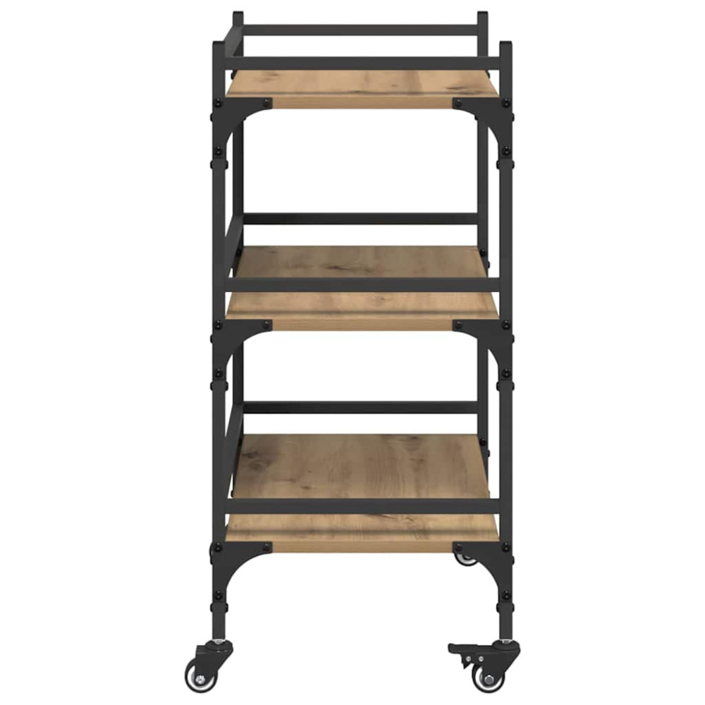 Produktbild för Köksvagn Artisan Ek 50 x 35 x 75.5 cm Konstruerat trä