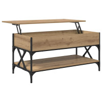 Produktbild för Kaffeebord Artisan Ek 100 x 50 x 50 cm Konstruerat trä