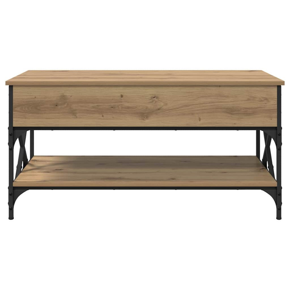 Produktbild för Kaffeebord Artisan Ek 100 x 50 x 50 cm Konstruerat trä
