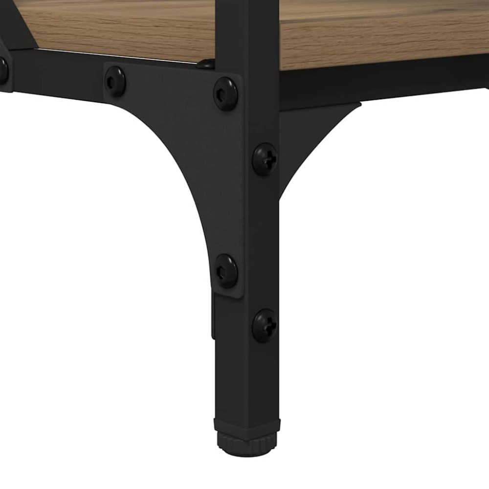 Produktbild för Kaffeebord Artisan Ek 100 x 50 x 50 cm Konstruerat trä
