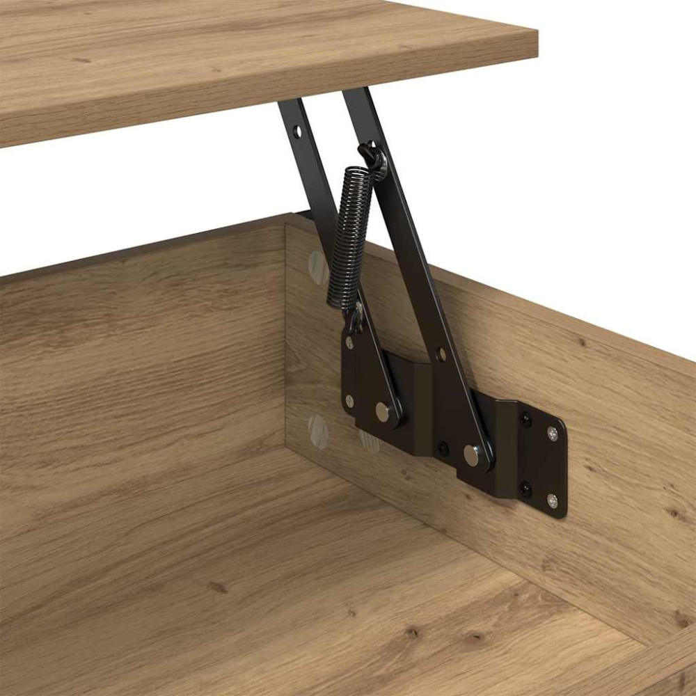 Produktbild för Kaffeebord Artisan Ek 100 x 50 x 50 cm Konstruerat trä