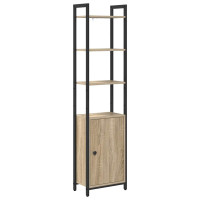 Produktbild för Bokskåp Sonoma-ek 40 x 24 x 161 cm Konstruerat trä