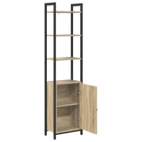 Produktbild för Bokskåp Sonoma-ek 40 x 24 x 161 cm Konstruerat trä