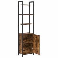 Produktbild för Bokskåp Rökt ek 40 x 24 x 161 cm Konstruerat trä