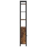 Produktbild för Bokskåp Rökt ek 40 x 24 x 161 cm Konstruerat trä