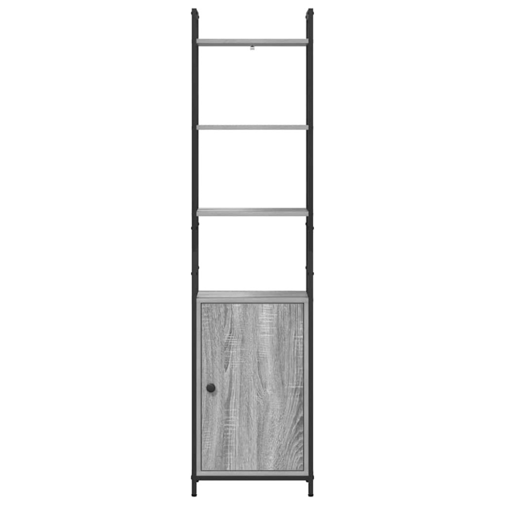 Produktbild för Bokskåp Grå Sonoma 40 x 24 x 161 cm Konstruerat trä