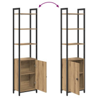 Produktbild för Bokskåp Artisan Ek 40 x 24 x 161 cm Konstruerat trä