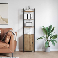 Produktbild för Bokskåp Artisan Ek 40 x 24 x 161 cm Konstruerat trä