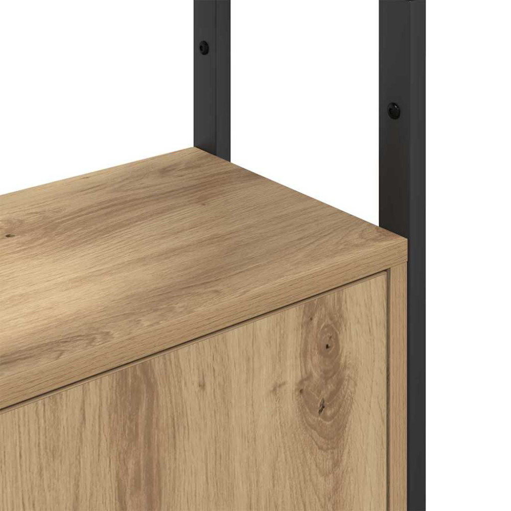 Produktbild för Bokskåp Artisan Ek 40 x 24 x 161 cm Konstruerat trä