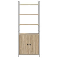 Produktbild för Bokskåp Sonoma-ek 60 x 24 x 161 cm Konstruerat trä