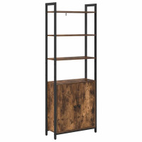 Produktbild för Bokskåp Rökt ek 60 x 24 x 161 cm Konstruerat trä