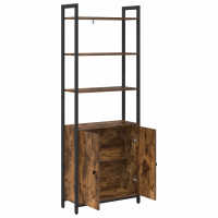 Produktbild för Bokskåp Rökt ek 60 x 24 x 161 cm Konstruerat trä