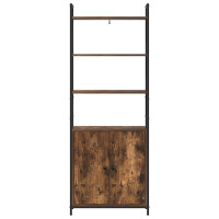 Produktbild för Bokskåp Rökt ek 60 x 24 x 161 cm Konstruerat trä