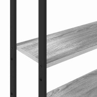 Produktbild för Bokskåp Grå Sonoma 60 x 24 x 161 cm Konstruerat trä