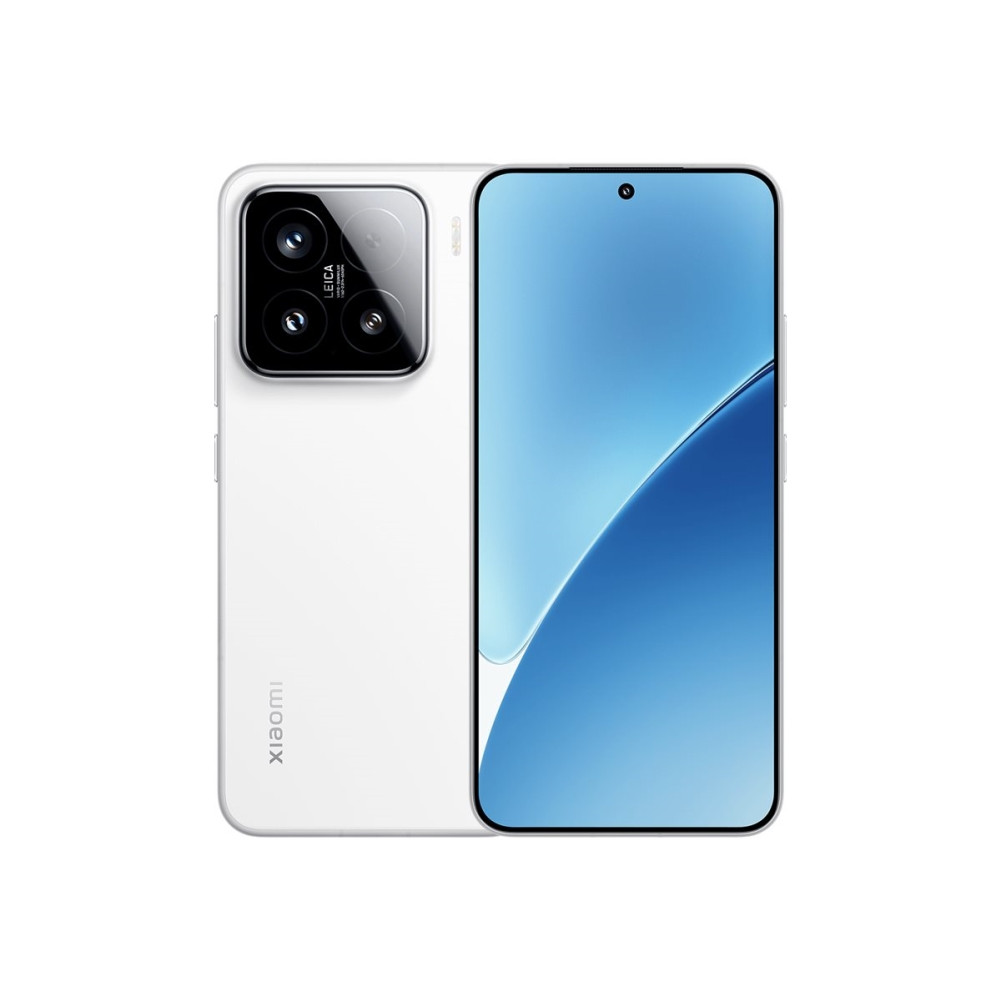 Produktbild för Xiaomi 15 - vit - 5G pekskärmsmobil - 512 GB - GSM