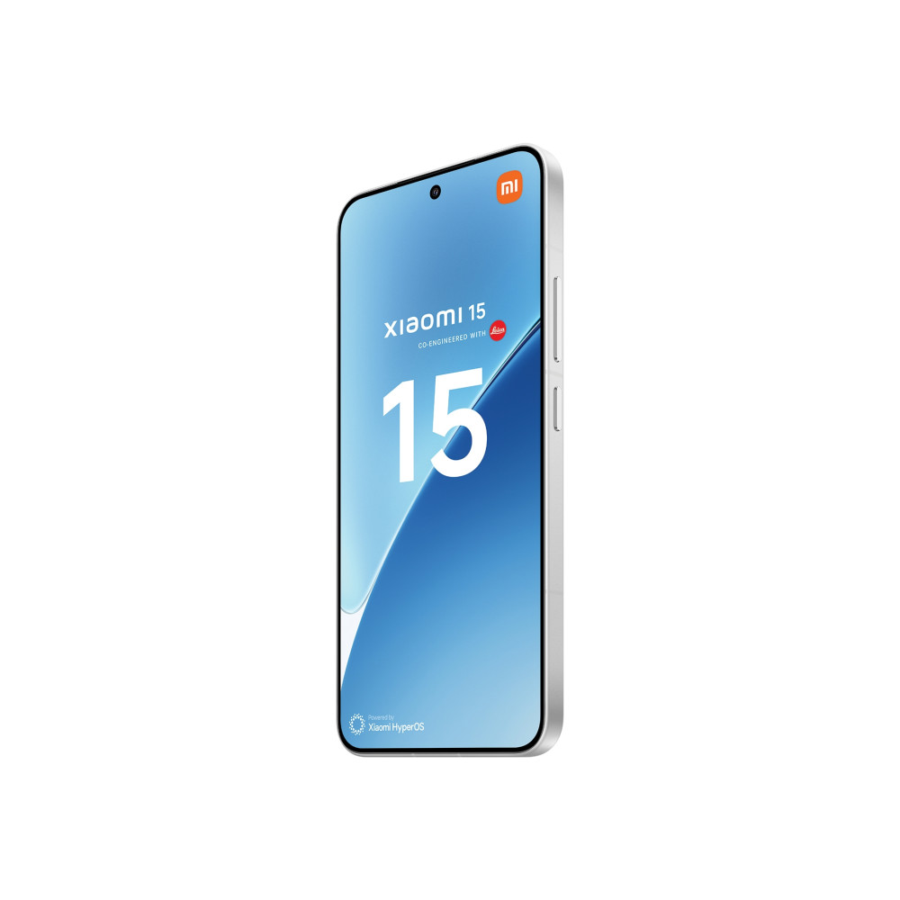 Produktbild för Xiaomi 15 - vit - 5G pekskärmsmobil - 512 GB - GSM