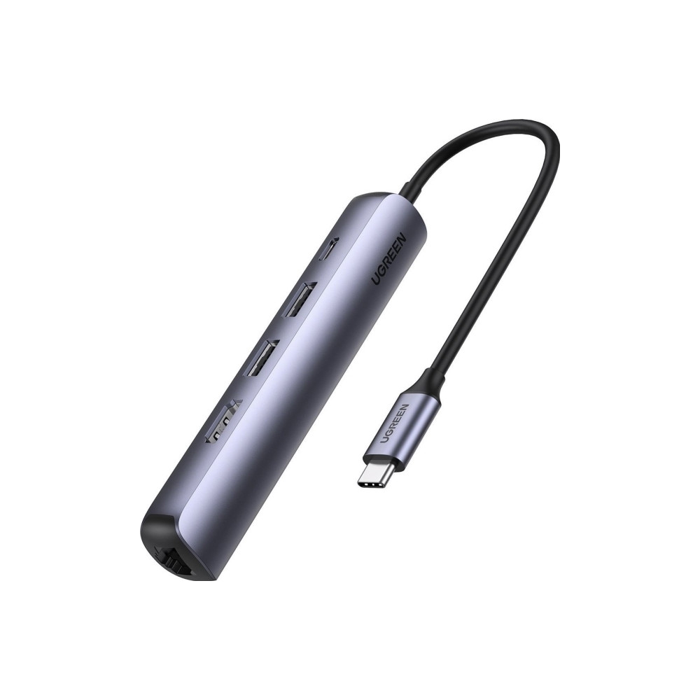 Produktbild för Ugreen - dockningsstation - USB-C - HDMI - 1GbE