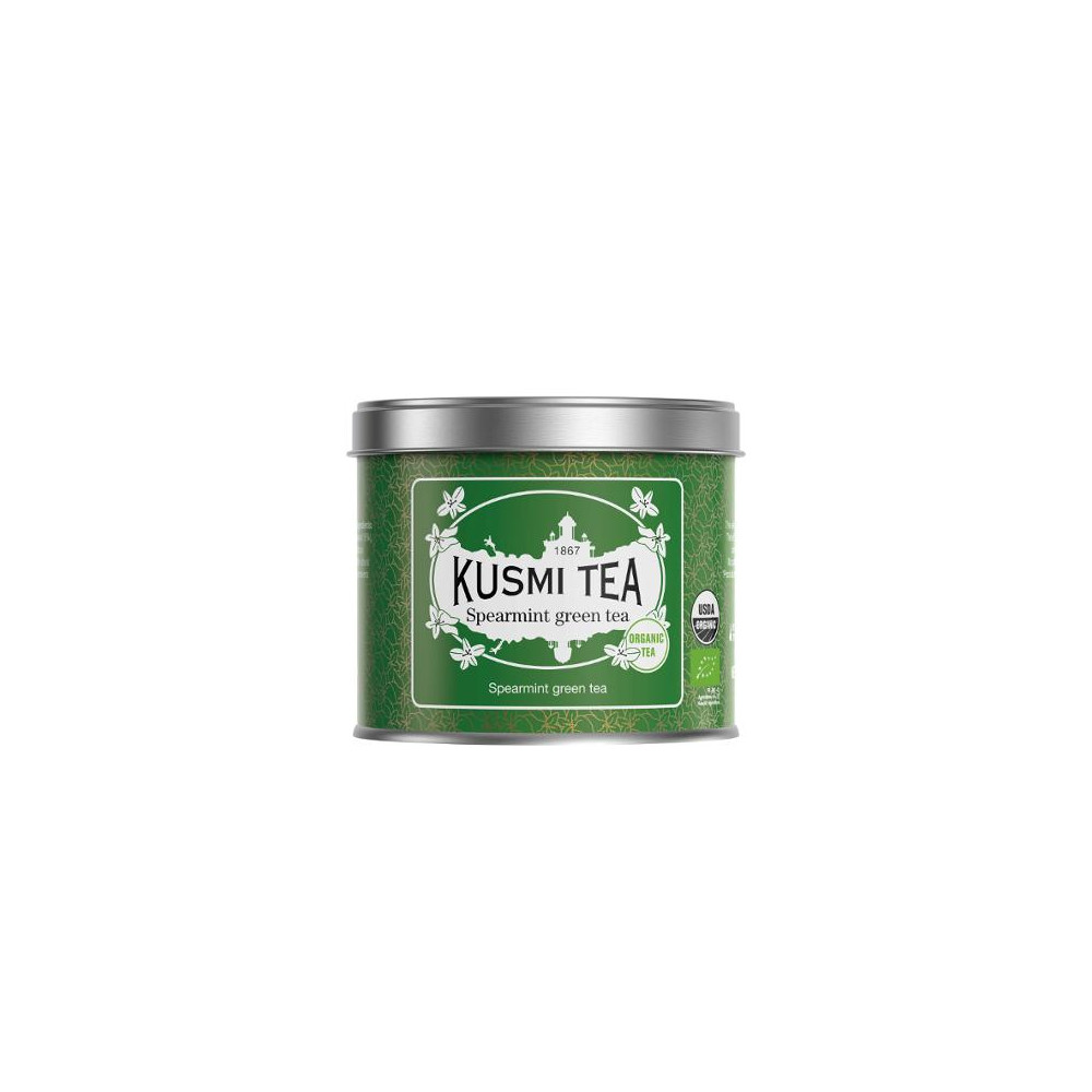 Produktbild för Te KUSMI Eko Spearmint green löste 100g