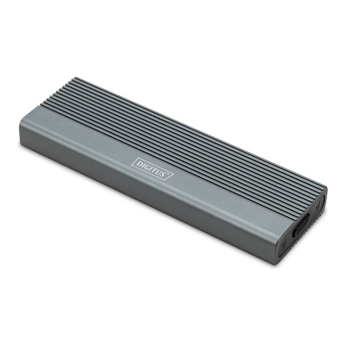 Digitus DIGITUS - förvaringslåda - 10 Gbps (NVMe), 6 Gbps (SATA), extern, aluminium, verktygsfri - M.2 NVMe Card / PCIe (NVMe) - USB-C 3.1 (Gen 2)