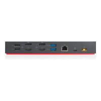 Produktbild för Lenovo ThinkPad Hybrid USB-C with USB-A Dock - dockningsstation - USB-C - 2 x HDMI, 2 x DP - 1GbE
