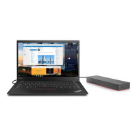 Produktbild för Lenovo ThinkPad Hybrid USB-C with USB-A Dock - dockningsstation - USB-C - 2 x HDMI, 2 x DP - 1GbE