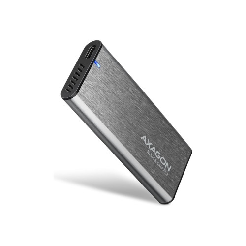 AXAGON AXAGON EEM2-SG2 - förvaringslåda - SuperSpeed+, SSD raw box - M.2 Card (PCIe NVMe & SATA) - USB-C 3.2 (Gen 2), USB-C 3.2 (Gen 1), USB 2.0, USB 3.0, USB 3.1 (Gen 1)