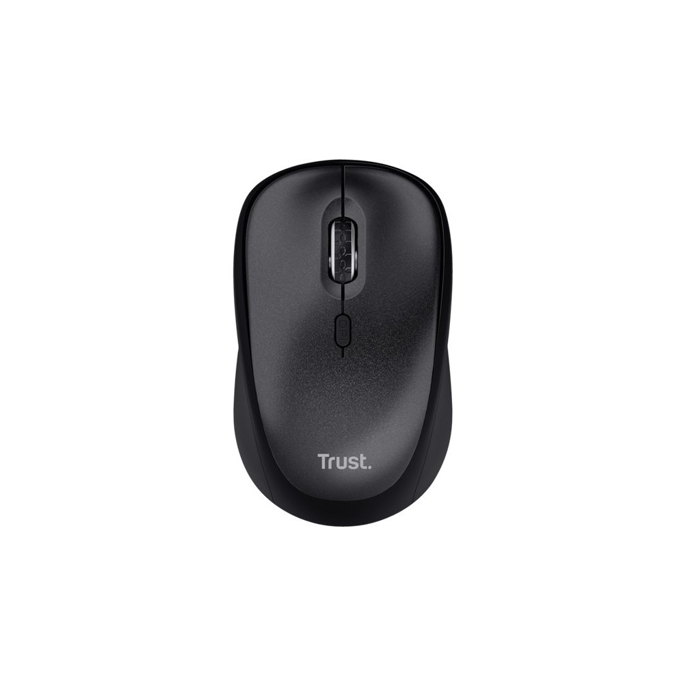 Produktbild för Trust TM-201 - mus - tyst - 2.4 GHz - svart