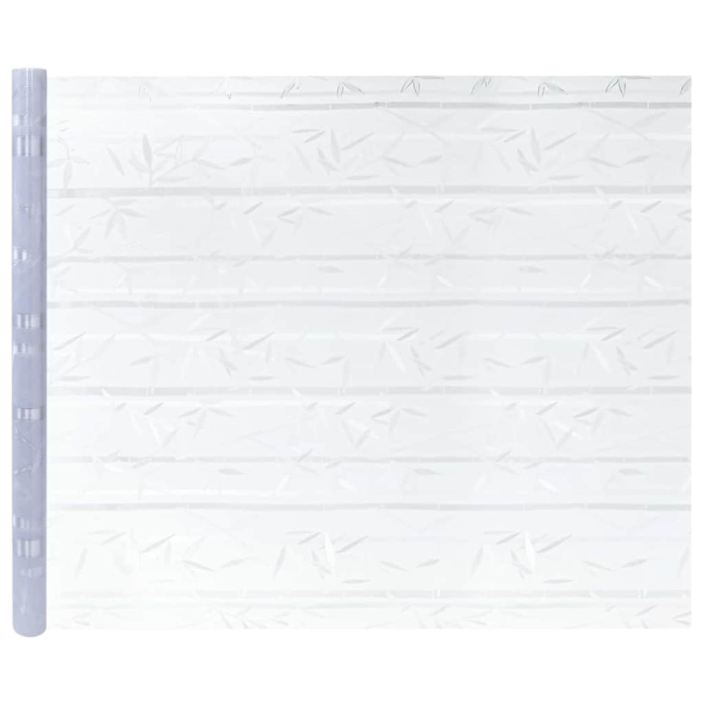 Produktbild för Statisk fönsterfilm Bamboo-mönster 45 x 500 cm PVC