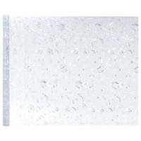 Produktbild för Statisk fönsterfilm Blommönster 60 x 500 cm PVC