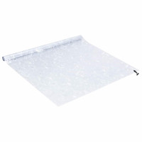 Produktbild för Statisk fönsterfilm Blommönster 90 x 500 cm PVC