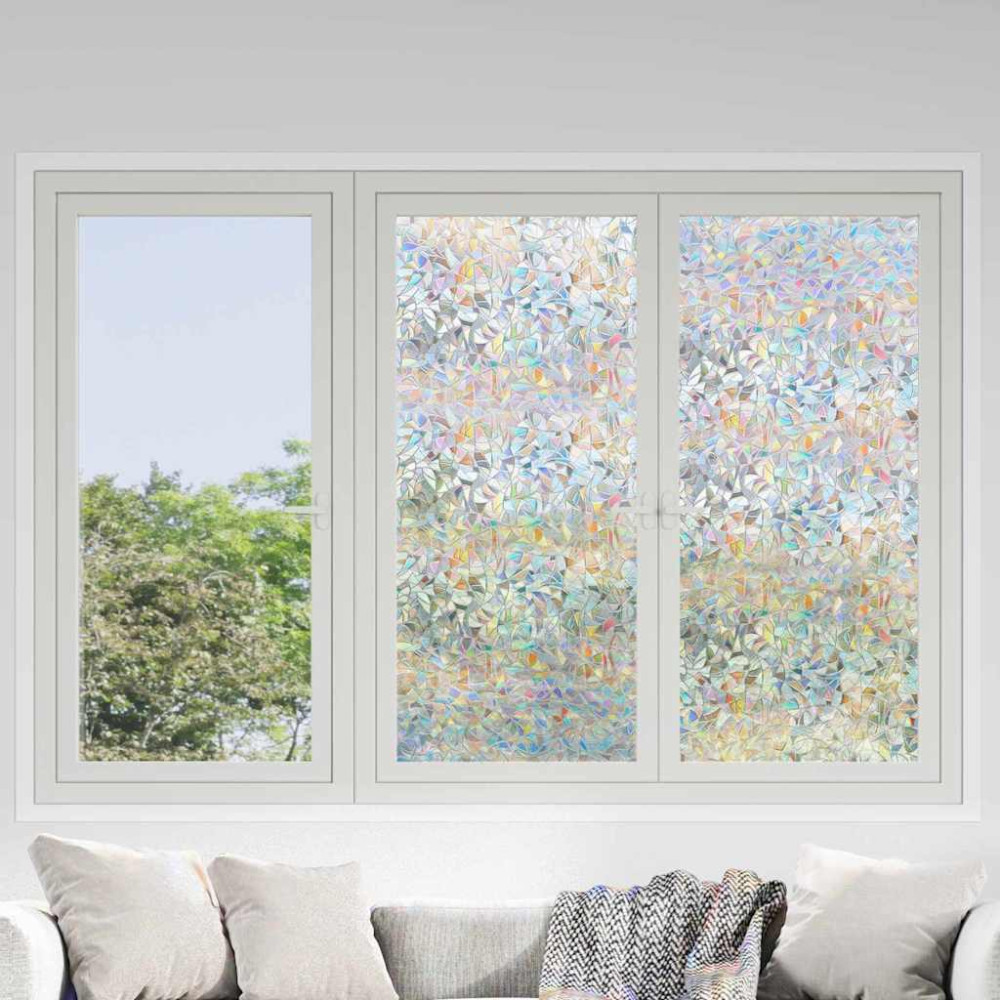 Produktbild för Statisk fönsterfilm Transparent 45 x 2000 cm PVC
