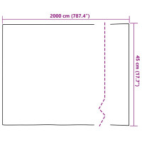 Produktbild för Statisk fönsterfilm Transparent 45 x 2000 cm PVC