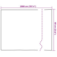 Produktbild för Statisk fönsterfilm Transparent 60 x 2000 cm PVC