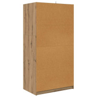 Produktbild för Garderob med låda Artisan Ek 79,5 x 49 x 156 cm Konstruerat trä
