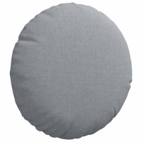 Produktbild för Sittkuddar 2 pcs Ljusgrå Ø30 x 13 cm tyg