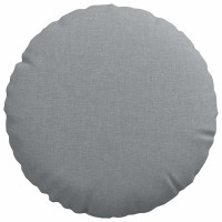 Produktbild för Sittkuddar 2 pcs Ljusgrå Ø30 x 13 cm tyg