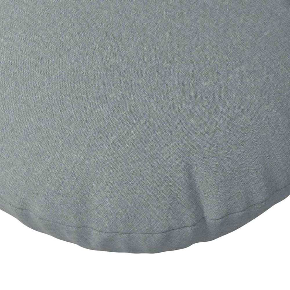 Produktbild för Sittkuddar 2 pcs Ljusgrå Ø30 x 13 cm tyg
